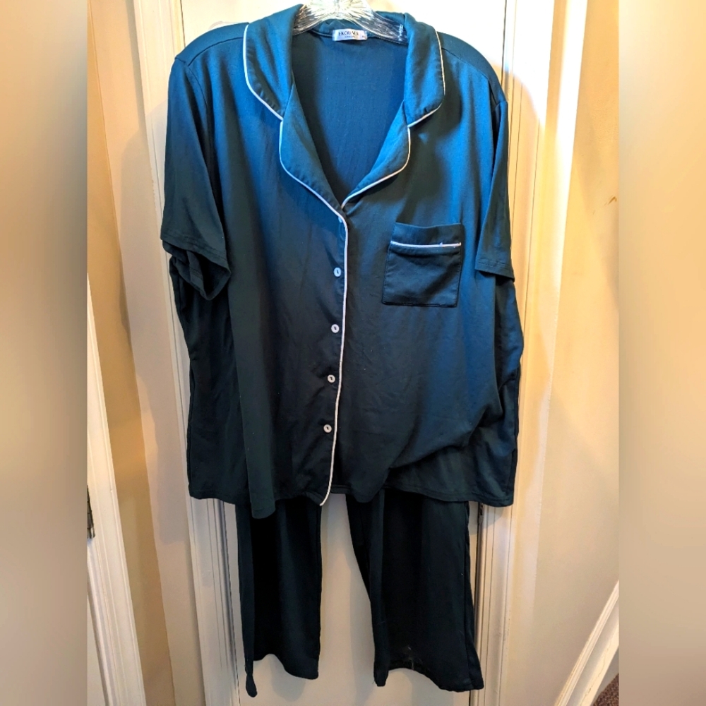 Button down pajama set